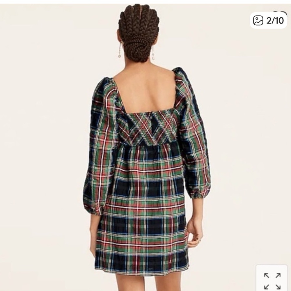 J.Crew Tartan Plaid Dress - Picture 4 of 8
